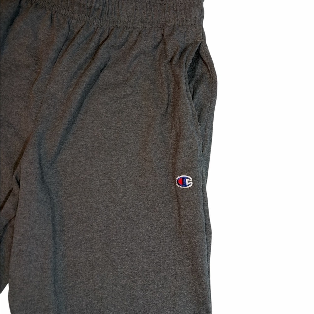 Men's Champion Jersey Pants Pockets Black/Gray M Set 2 - Picture 13 of 16